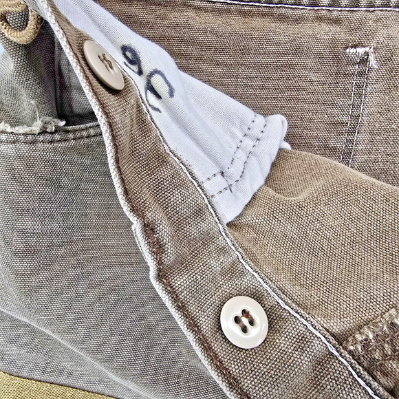 Vintage Wrangler Mens Upland Hunting Pants 33x29 Brown Brush Guard Double Knees - Picture 16 of 16